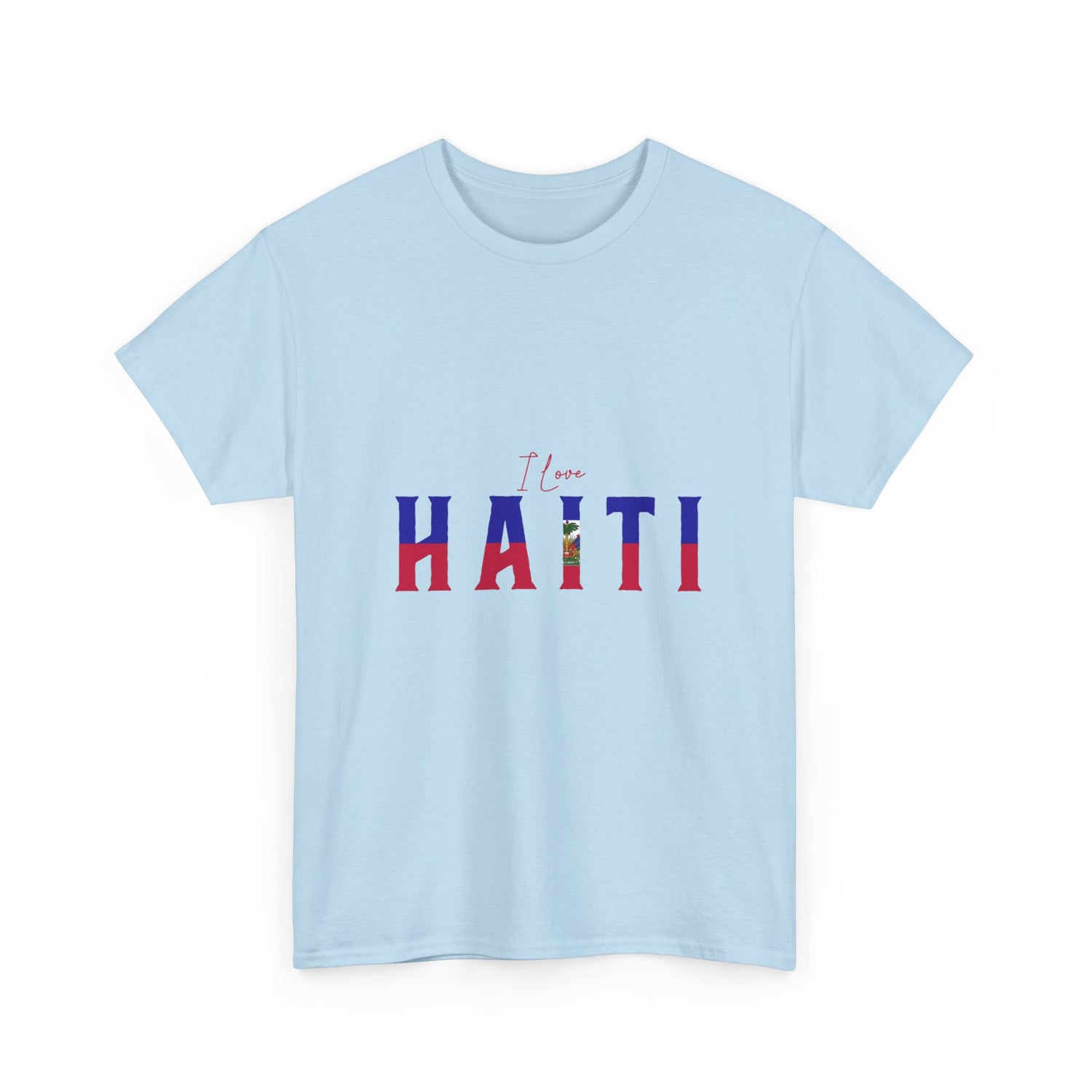 I Love  Haiti Cotton T-Shirt