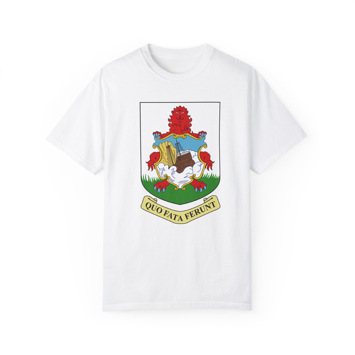 Unisex Garment-Dyed Bermuda T-shirt