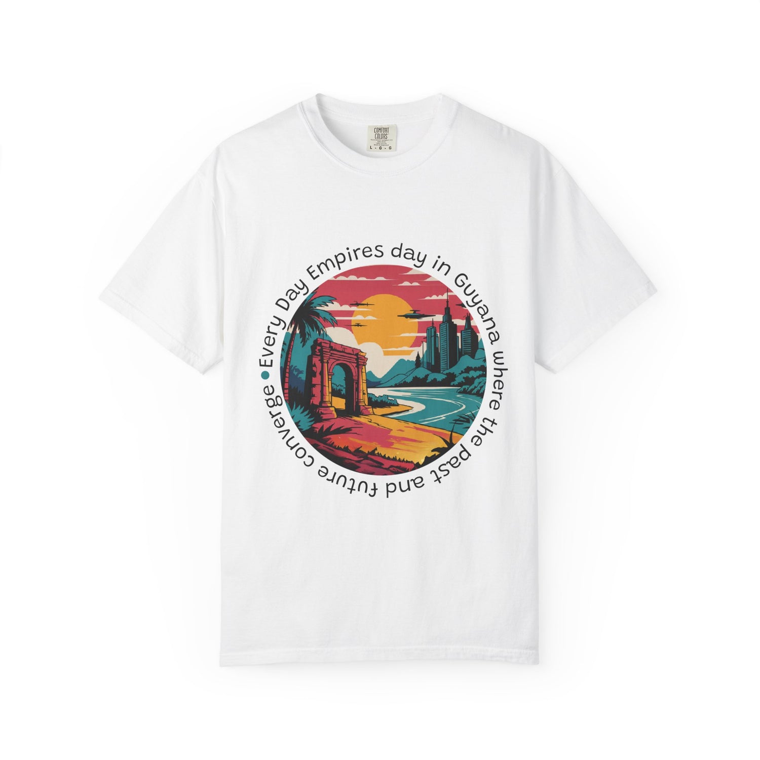 Guyana Unisex Garment-Dyed T-shirt